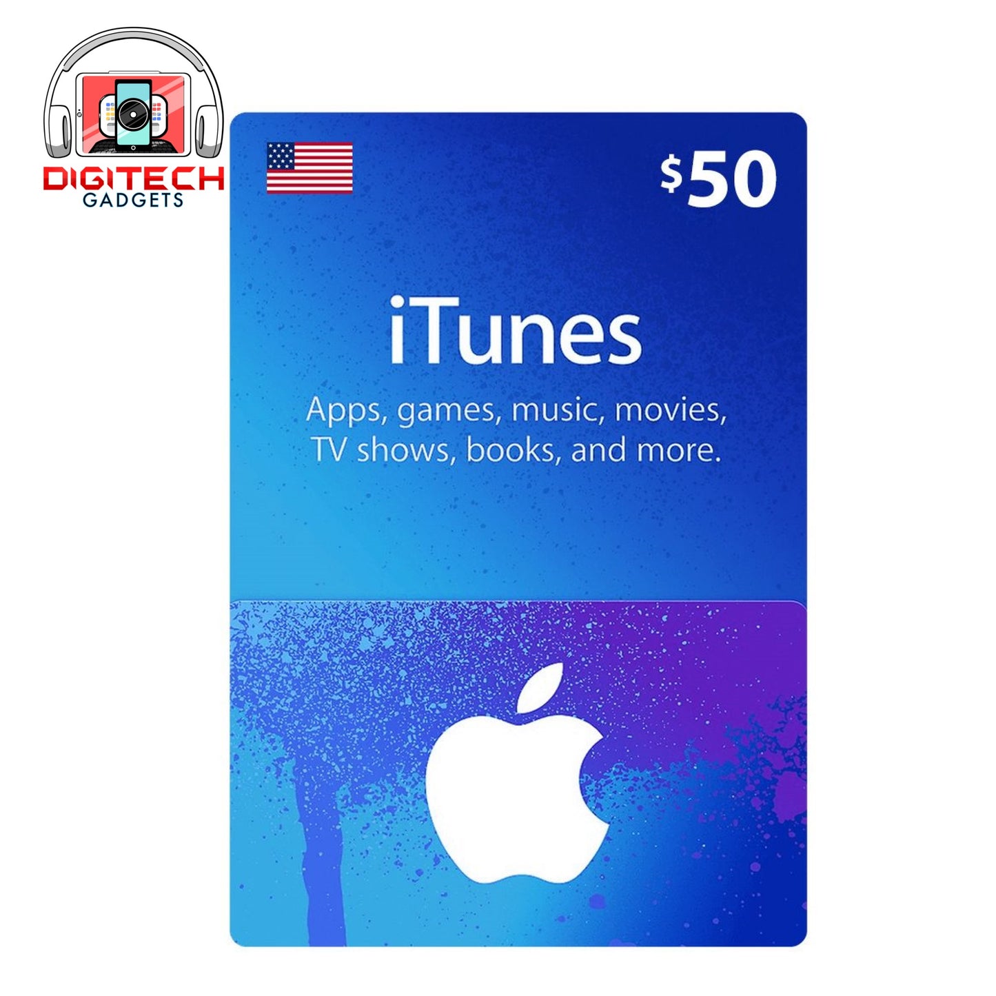 Apple Itunes Gift Card 50 Dollars USA | Digital Code