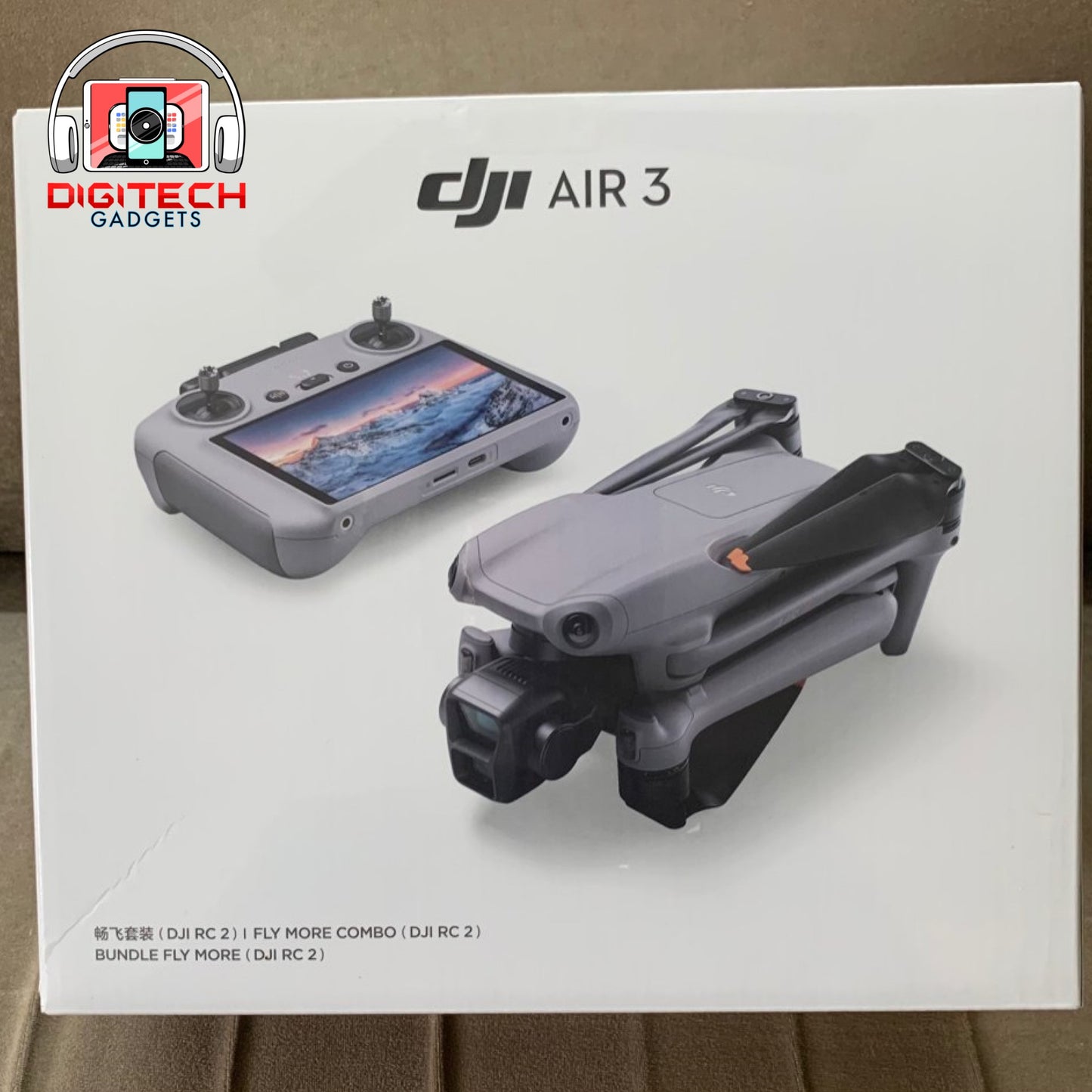 DJI Air 3 + DJI RC 2 | Fly More Combo Bundle
