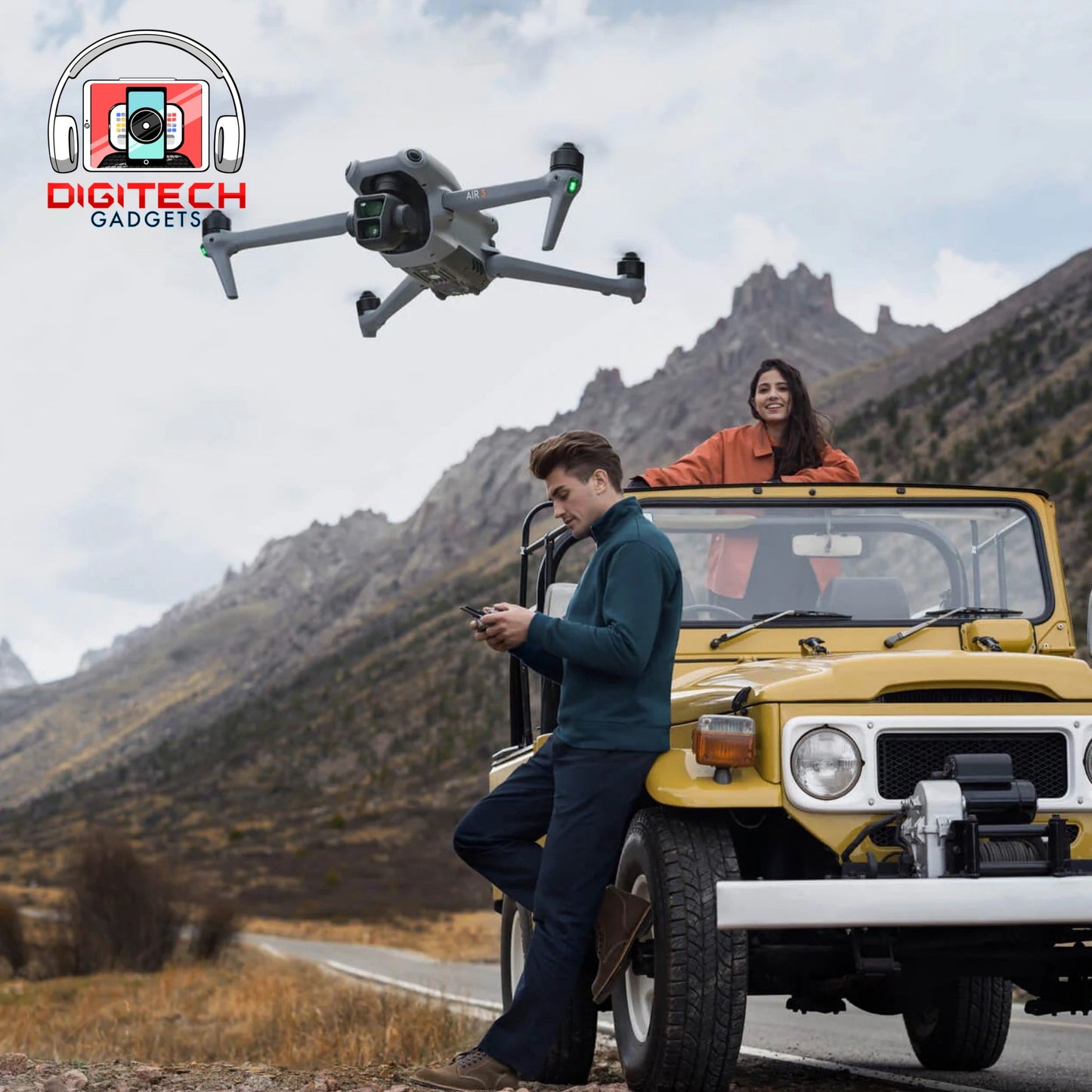 DJI Air 3 + DJI RC 2 | Fly More Combo Bundle