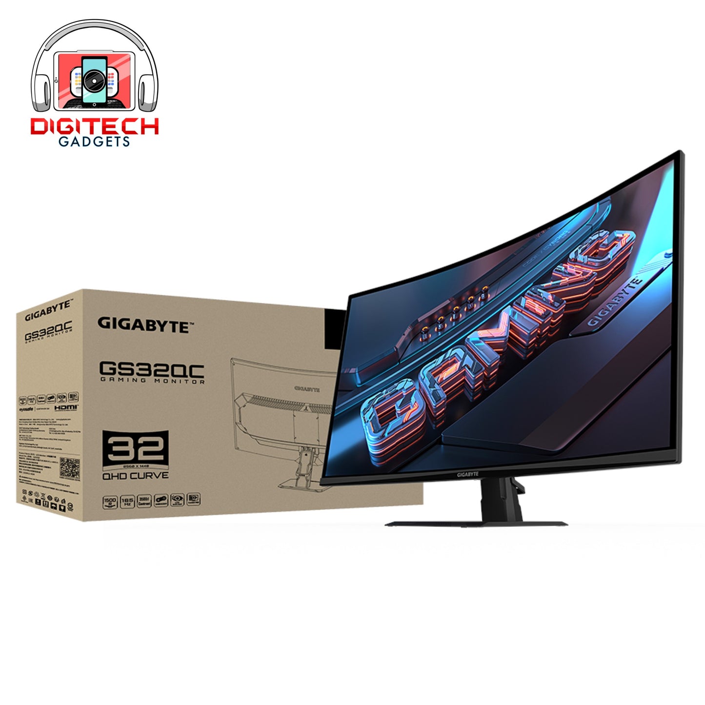 Gigabyte G32QC Gaming Monitor (*Pre-Owned)