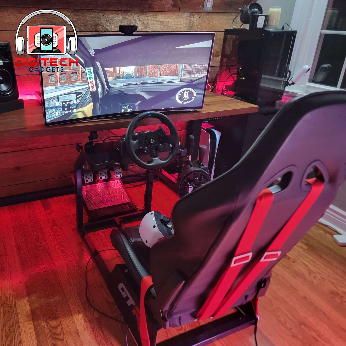 Logitech G923 Racing Wheel + Shifter Bundle | For PS5, PS4 & PC