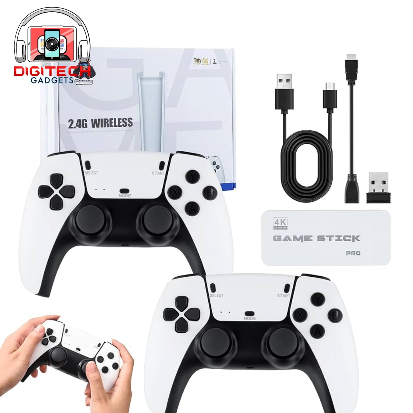 2.4G M15 Retro Arcade Game Stick 4K