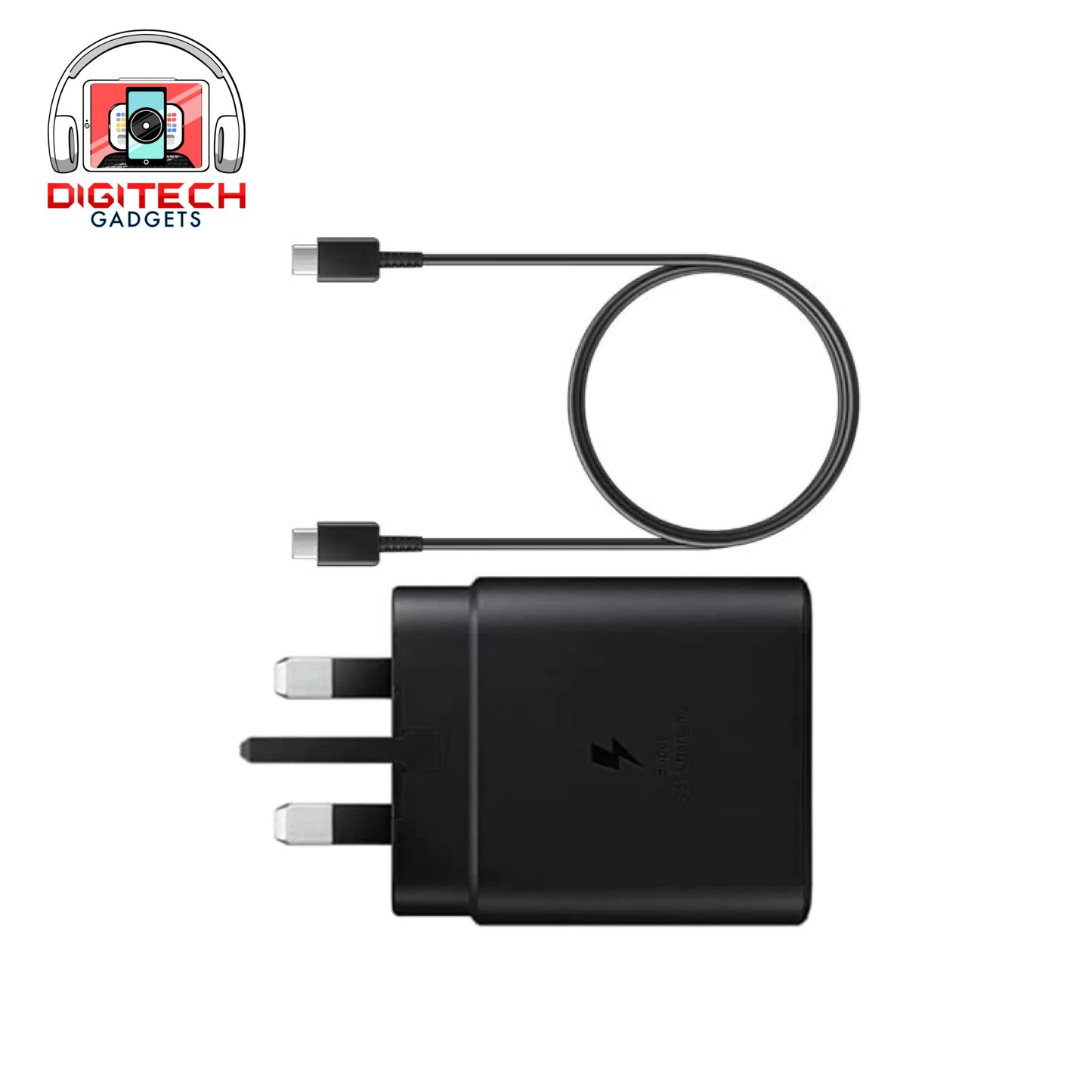 Samsung Power Adapter 45W + Cable | USB-C Power | Super Fast | 3 Pin