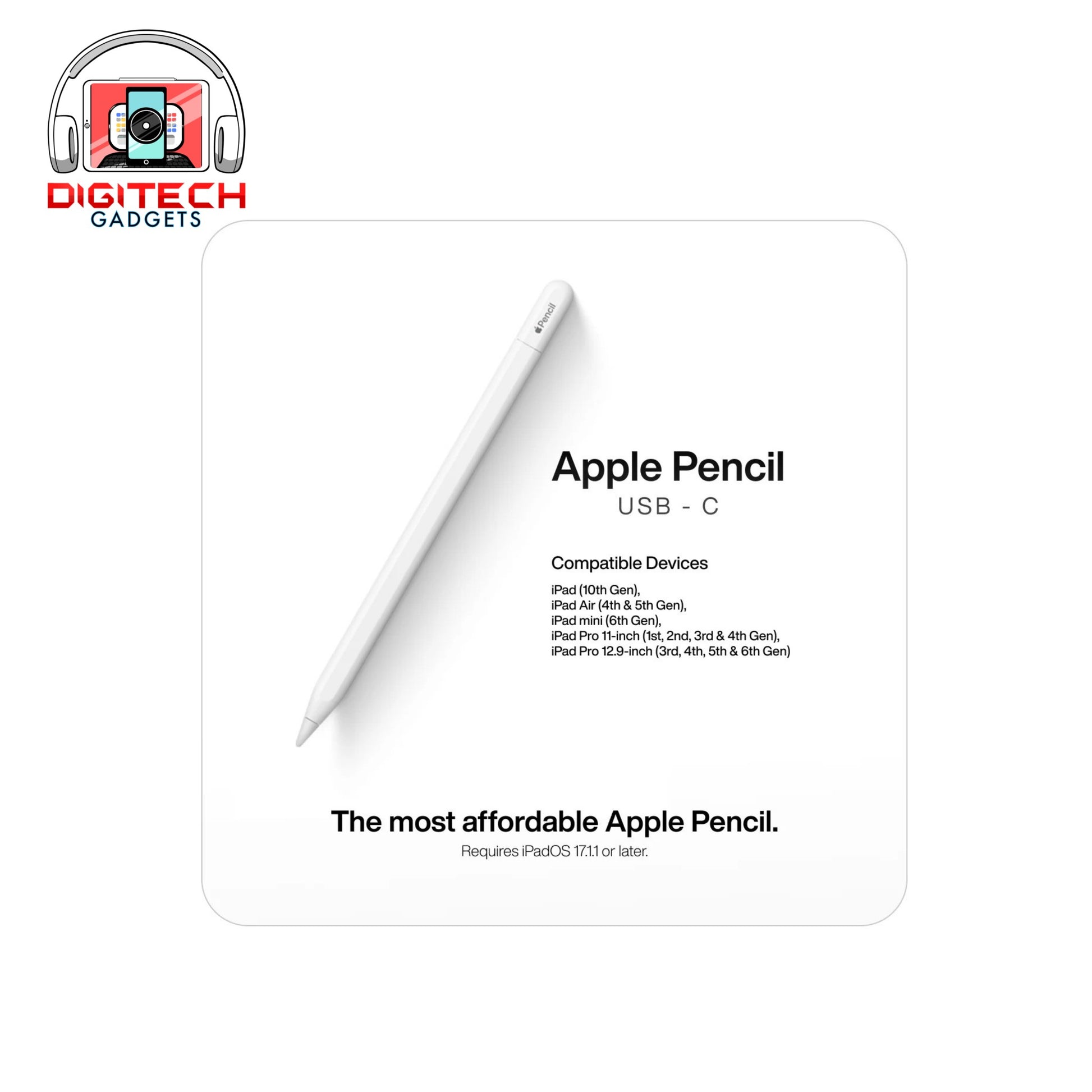Apple Pencil 1st Generation USB-C - Main Image