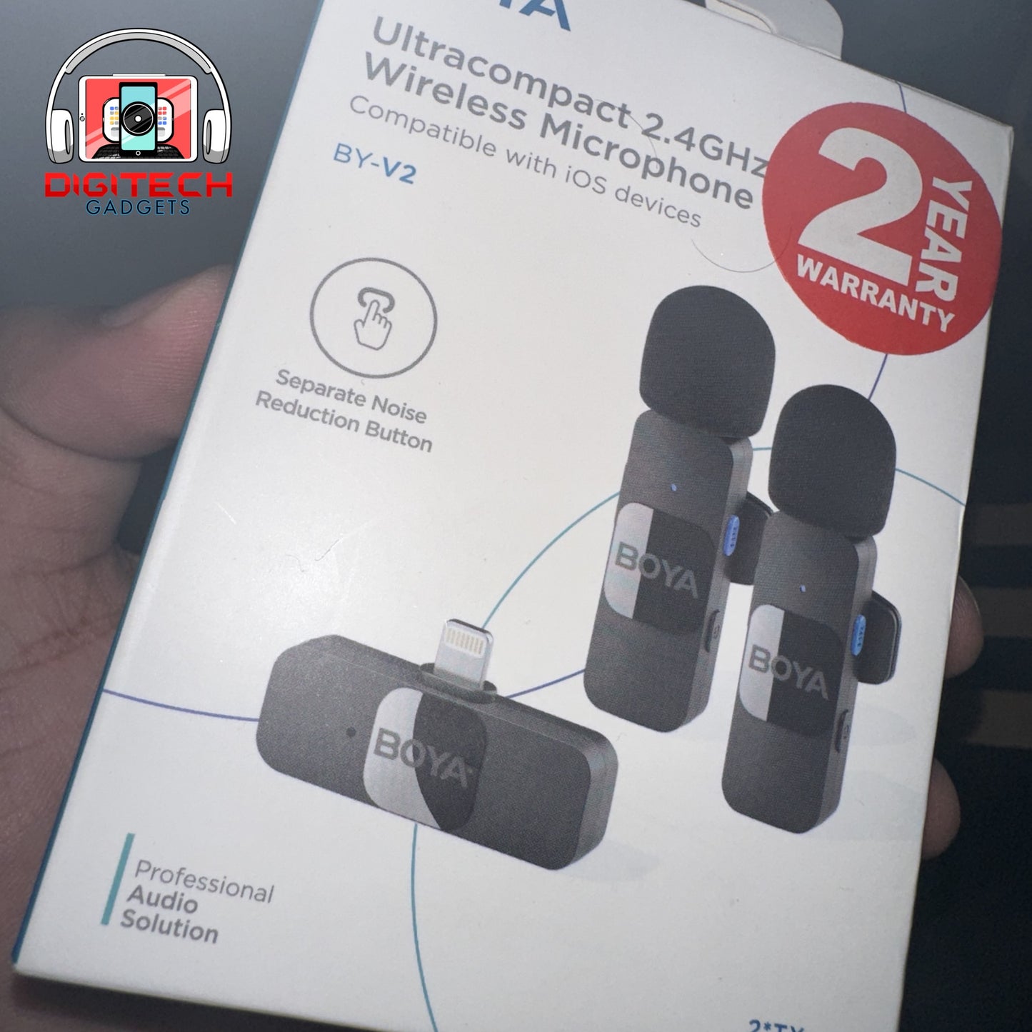 BOYA Wireless Microphone | BY-V2 | For Apple Devices