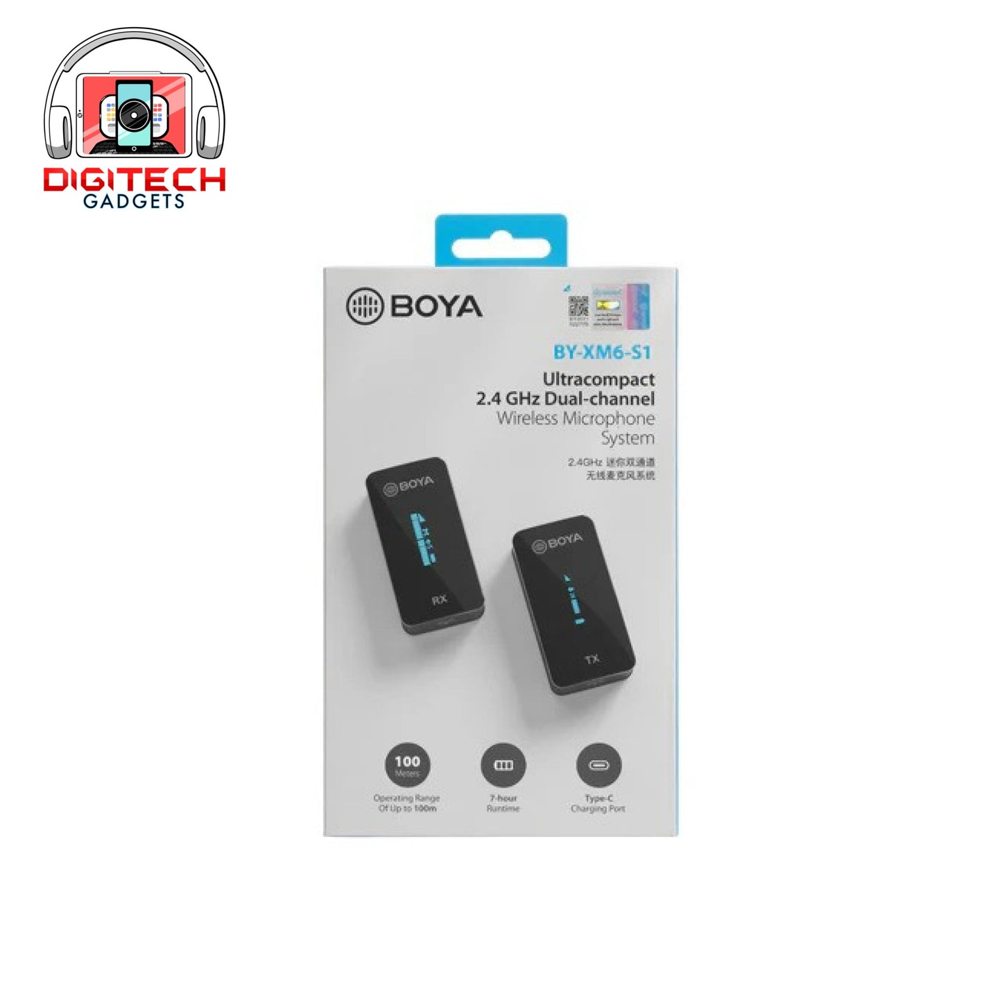 BOYA Wireless Microphone | BY-XM6-S1