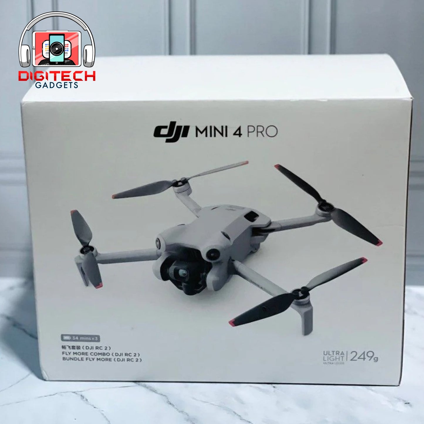 DJI Mini 4 Pro + DJI RC 2 | Fly More Combo Plus Bundle