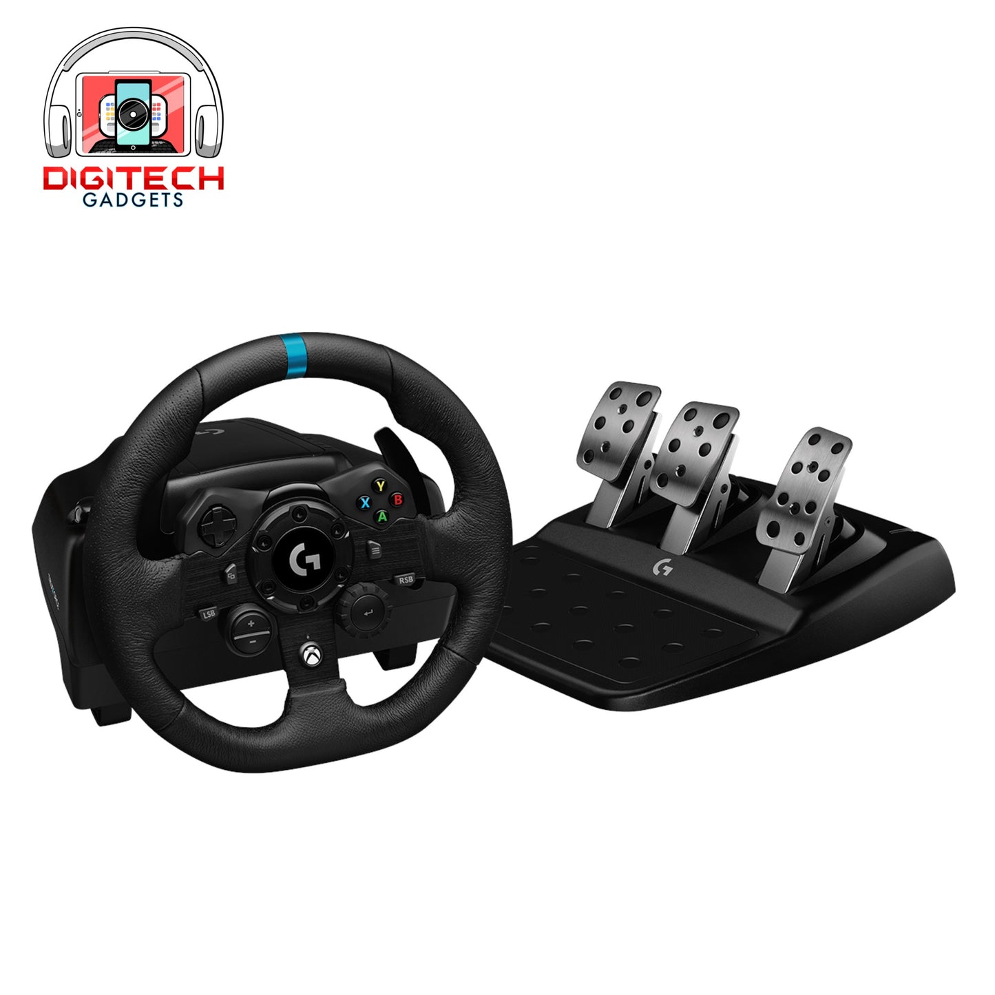 Logitech G923 Racing Wheel + Shifter Bundle | For XBox One, XBox Series SX & PC