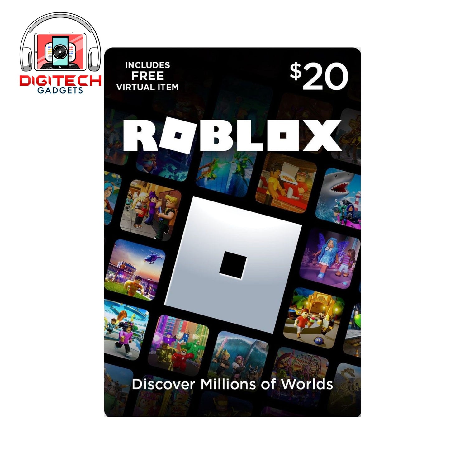 Roblox Gift Card 20 Dollars USA | Digital Code