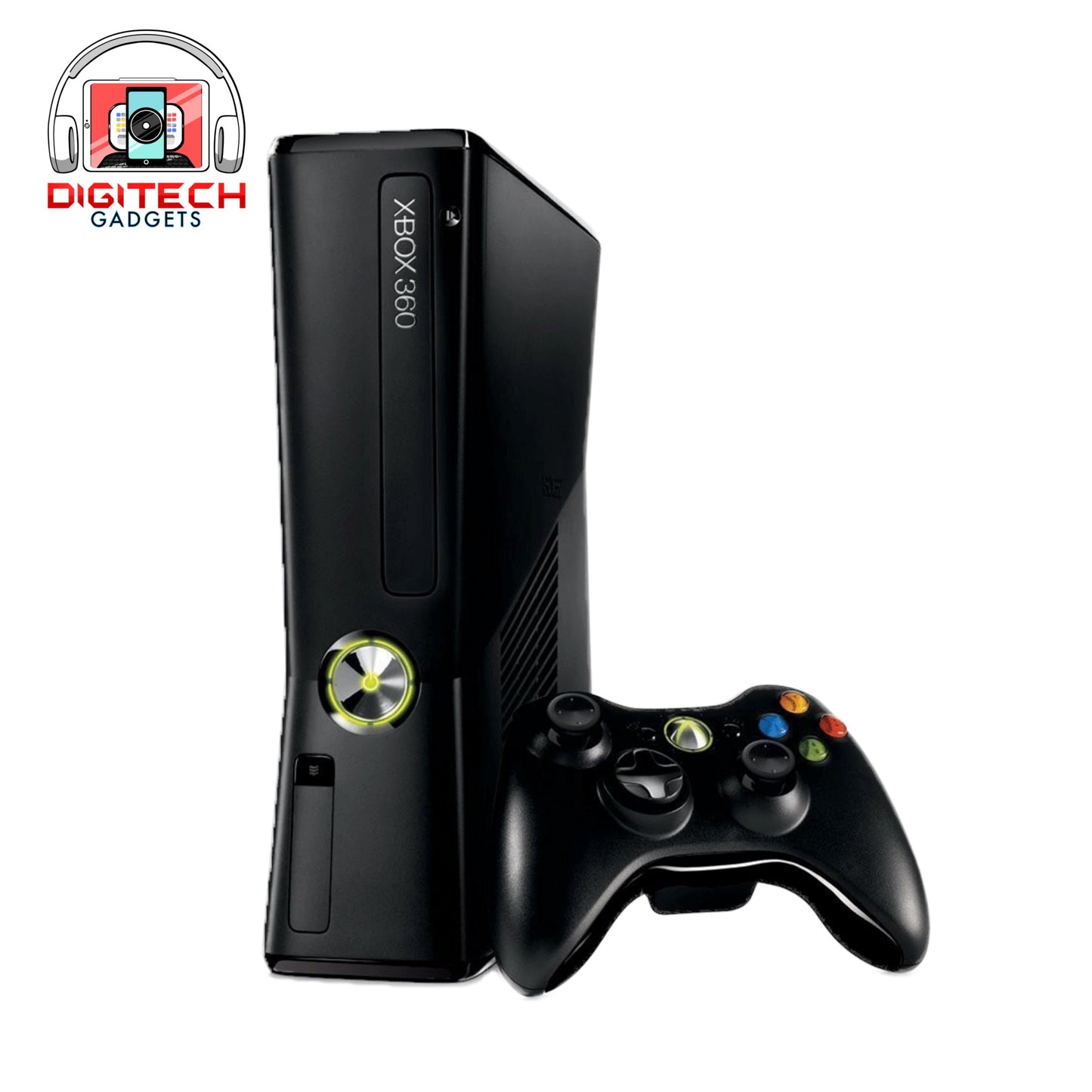 Microsoft XBox 360 Slim | 250GB | 60+ Games Installed | Factory Refurbished